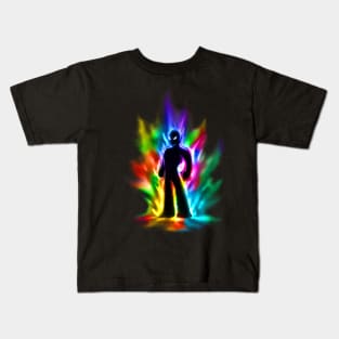 Rainbow Man Kids T-Shirt